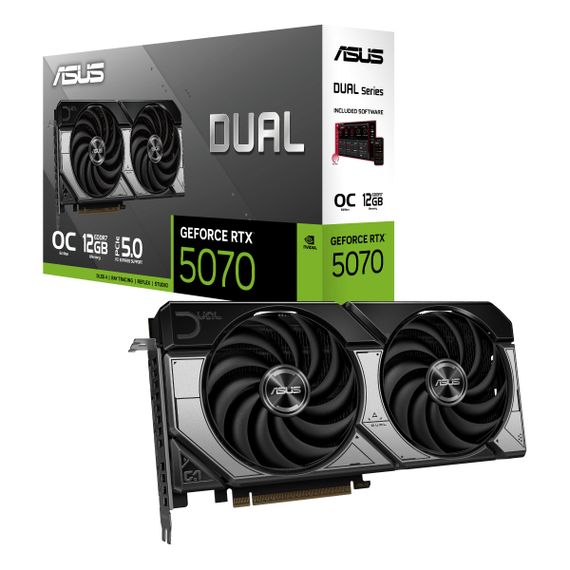 Видеокарта ASUS GeForce RTX 5070 12GB GDDR7 OC DUAL-RTX5070-O12G 90YV0M17-M0NA00 | Зображення 7
