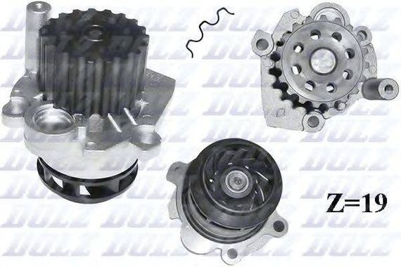 Насос водяний (вир-во Dolz) DOLZ A249 на FORD GALAXY (WGR)