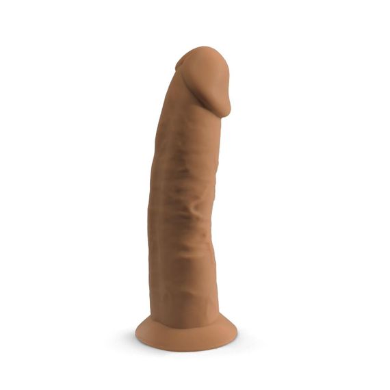 Фалоімітатор SilexD Henry Caramel (MODEL 2 size 7.5in), двошаровий, силікон + Silexpan, діаметр 4,8 см Sex Aura | Зображення 2