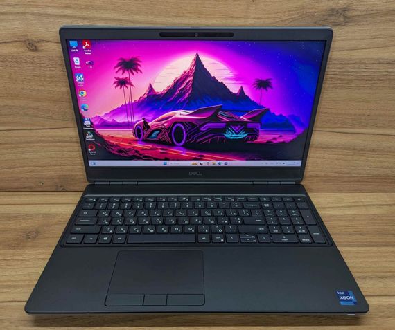 Мобильная рабочая станция Б-класс Dell Precision 7560 / 15.6" (3840x2160) IPS / Intel Xeon W-11855M (6 (12) ядер по 3.2 - 4.9 GHz) / 32 GB DDR4 / 256 GB SSD / nVidia RTX A4000, 8 GB GDDR6, 256-bit / WebCam / Windows 11 б/у + Подарок Беспроводная мышь | Зображення 1