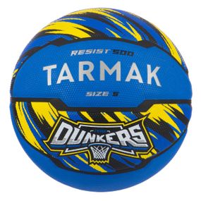 М'яч баскетбольний R500 розмір 5 синій - One Size