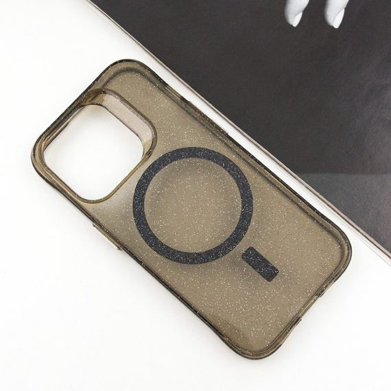Чехол TPU Radiance with MagSafe для Apple iPhone 14 Pro (6.1") Black | Зображення 1