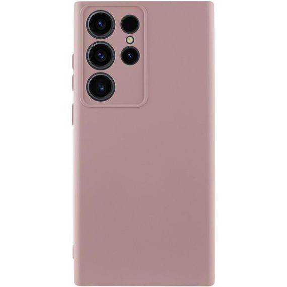 Чехол Silicone Cover Ummi Lakshmi Full Camera (AA) для Samsung Galaxy S23 Ultra Розовый / Pink Sand