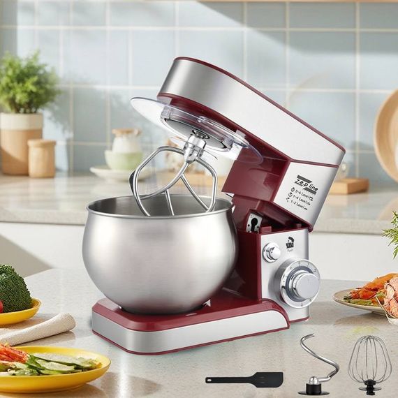 Тестомес миксер 3 в 1 Zepline ZP-105 Red 3500 Вт 6 л красный | Зображення 2
