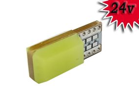 Світлодіодна лампа AllLight T10 COB W2,1x9,5d 24 V, друкована плата, WHITE