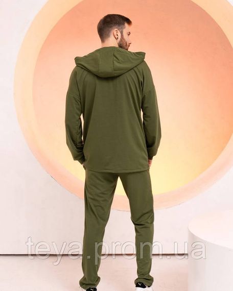 Спортивний костюм колір хакі розміри L, XL, XXL, S, M FI_009542 | Зображення 2