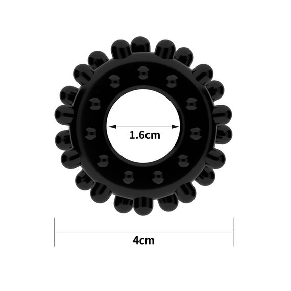 Эрекционное кольцо - Power Plus Cockring 2 Black sexstyle | Зображення 1