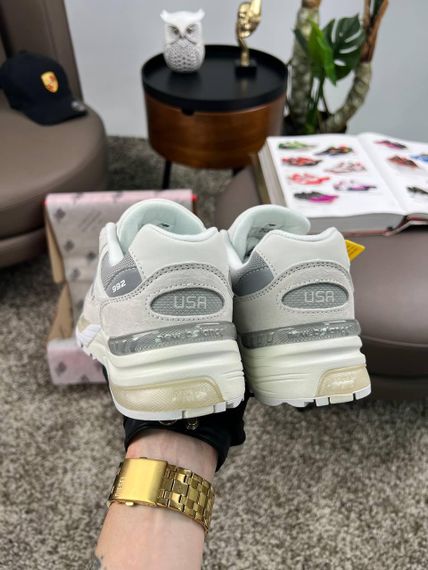 Мужские кроссовки New 992 Light Grey (топ качество) A4405 44 28 | Зображення 2