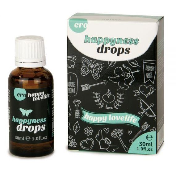 Збуджуючі краплі для двох HOT ERO Happyness Drops, 30мл