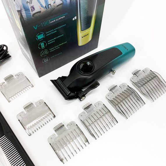 Акумуляторна машинка для стрижки VGR V-196 GREEN | Зображення 5