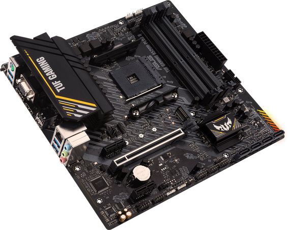 Материнcька плата ASUS TUF GAMING A520M-PLUS II sAM4 A520 4xDDR4 HDMI DVI D-Sub mATX 90MB17G0-M0EAY0 | Зображення 5