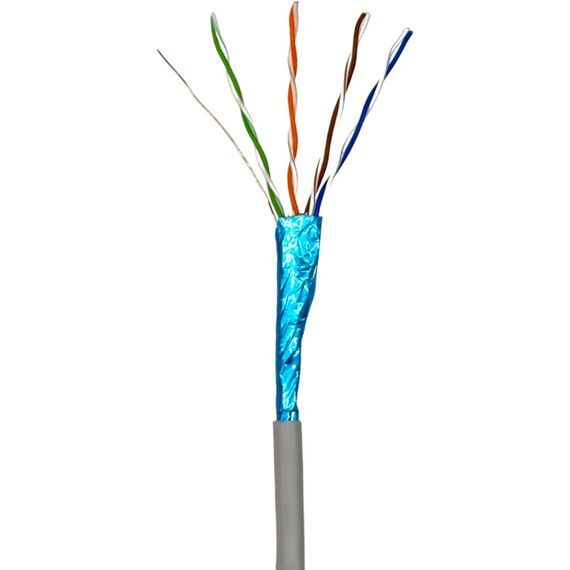 Кабель мережевий GEAR FTP 305м, cat.6, CCA, 4*2*0,51, indoor (GEC-FTPC6CCA051305)