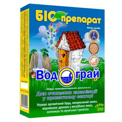 Средство для выгребных ям Водограй Премиум 200 гр. (4820153120051)