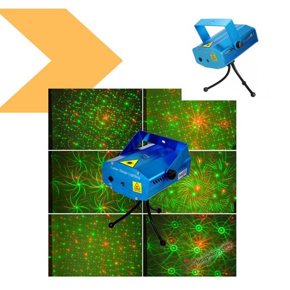 Лазерний проектор 6в1 Диско HJ06 (47710-4054_300) | Зображення 1