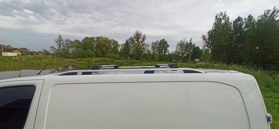 Перемички на рейлінги без ключа (2 шт) Сірий для Citroen SpaceTourer 2017-2024 рр | Зображення 3