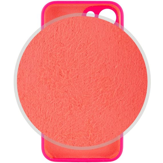 Чехол Silicone Case Full Camera Protective (AA) для Apple iPhone 14 (6.1") Розовый / Barbie pink | Зображення 2