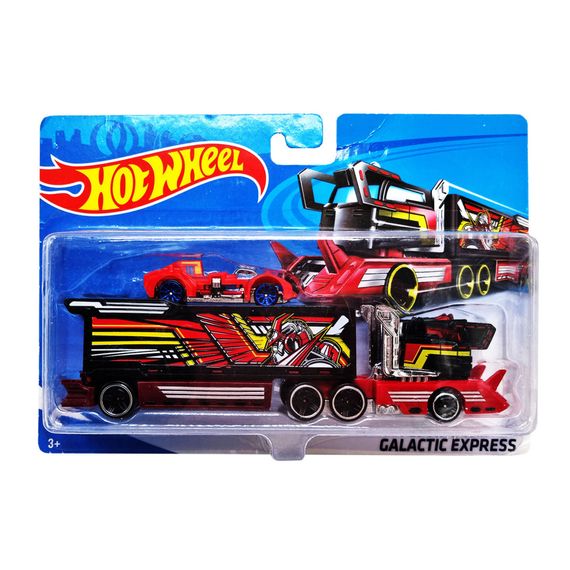 Детский игровой набор машинок T-K937-1(Red-2) с трейлером