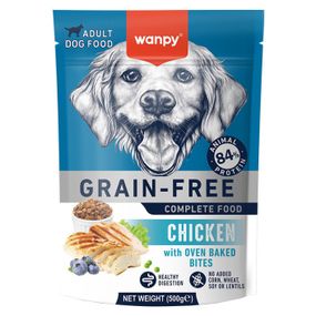 Сухой корм для собак с курицей Wanpy Adult Dog GF Chicken, 0.5 кг