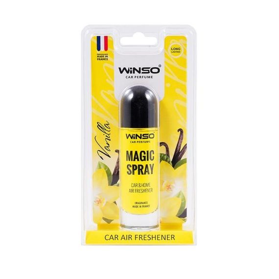 Освіжувач повітря в блістерній упаковці WINSO Magic Spray 30 мл. - Lemono