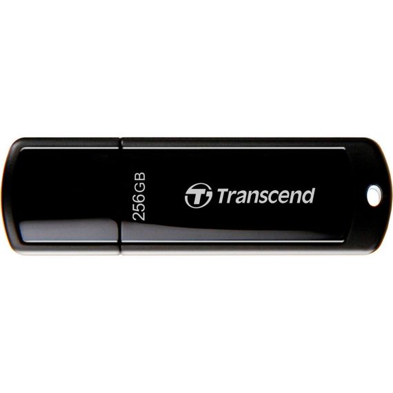 USB флеш накопичувач Transcend 256GB JetFlash 700 Black USB 3.1 (TS256GJF700) | Зображення 2