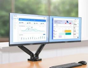 Настольное крепление для двух мониторов (кронштейн) 17"-30" NB F160