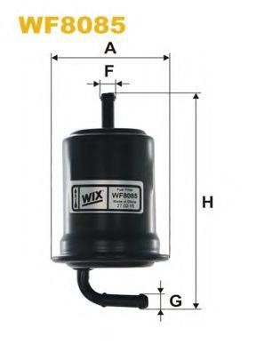 Фільтр палив. WF8085PP887 (вир-во WIX-FILTERS) WIX FILTERS WF8085 на MAZDA MX-6 (GE)