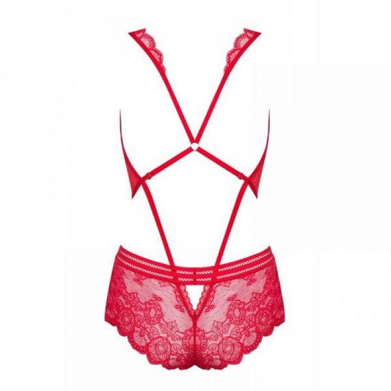 Боді 853-TED-3 Teddy red S / M Sex Aura | Зображення 3