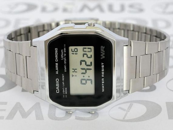 Годинники наручні чоловічі японські цифрові якісні оригінальні Casio Collection A158WEA-1EF | Зображення 4