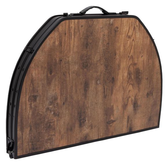 Стіл Bo-Camp Woodbine Oval 100x70 cm Black/Wood look (1404185) | Зображення 6