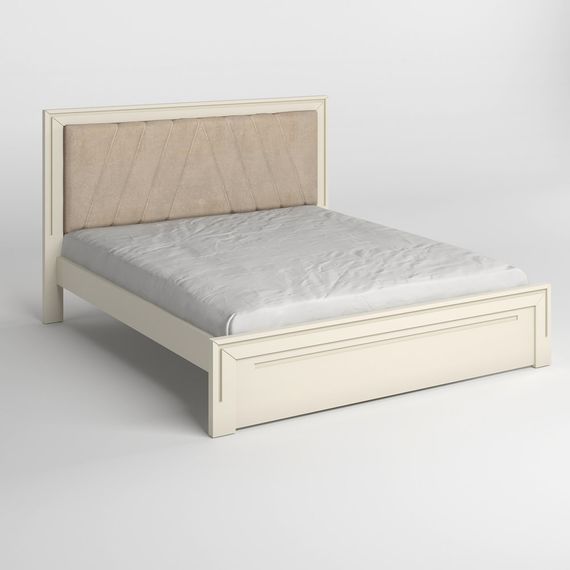 Односпальне дерев'яне ліжко Mebigrand Торонто Т2 Айворі (S0505Y30R)/Аляска 23 (бежевий) 80х190 см (MBG-8225) | Зображення 1