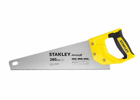 Ножівка по дереву Stanley Sharpcut 380 мм (STHT20369-1)