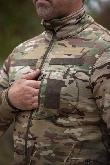 Військова Кофта Мультикам Army Combat MTP мікрофліс кубик | Зображення 3