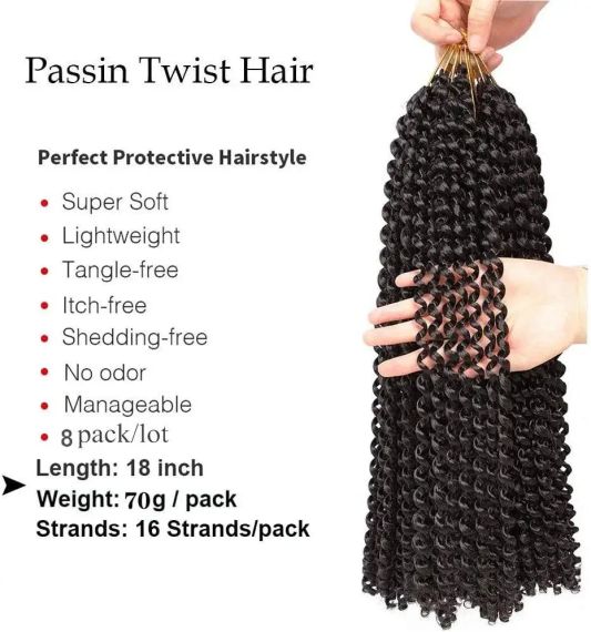 Passion Twist Канекалон Косички Коста, Паски для афрокосичок 45 см | Зображення 8