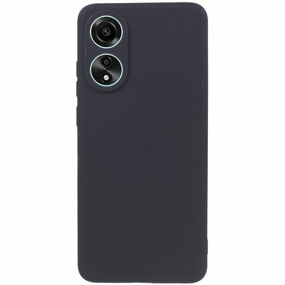 Чохол Candy Silicone для Oppo A58 колір Чорний