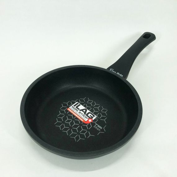 Сковорода 20 см Con Brio CB-2025 антипригарне покриття Titan Plus лита, сковорода якісна на плиту | Зображення 7