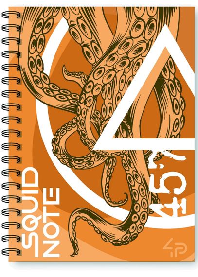 Блокнот 4Profi "Squid note" yellow 48 листов  формат А5 905171