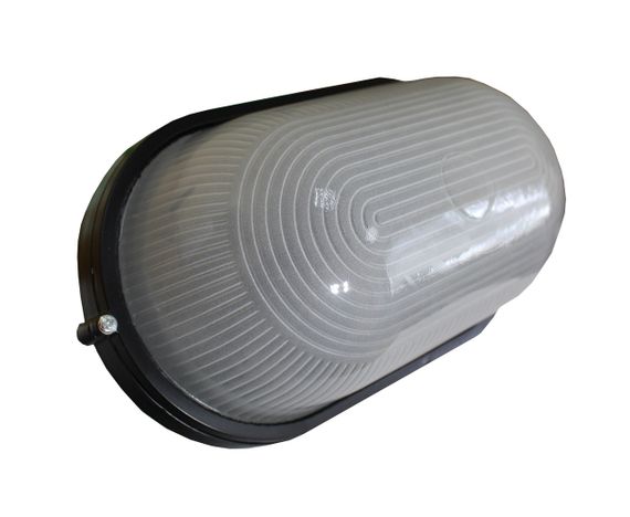 Светильник НПП1201 100W E27 IP65 овал черный Ny95001186 | Зображення 1