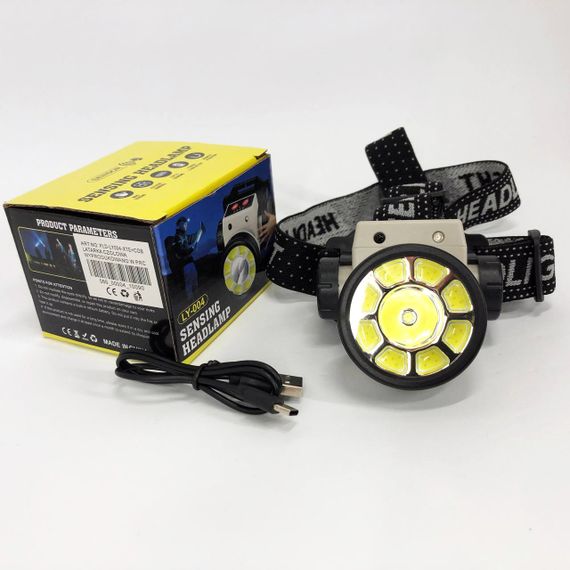 Ліхтар на голову для ЗСУ, Ліхтарик на лоб, Потужний налобний ліхтар для риболовлі AL-33