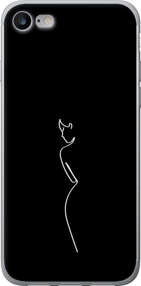 Чехол на iPhone 8 Силуэт1 "4590u-1031-17620"
