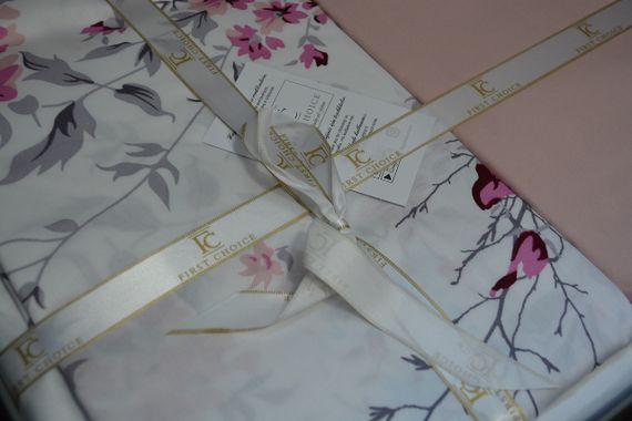 Постельное белье First Choice Cotton Satin 200 х 220 см Leena Powder | Зображення 3