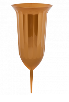 Вазон Флора зі штирем d16см бронзовий Алеана