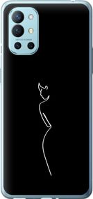 Чехол на OnePlus 9R Силуэт1 "4590u-2326-17620"