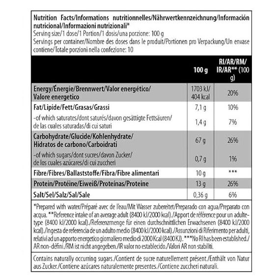 Заменитель питания BioTechUSA Instant Oats gluten free 1000 g /10 servings/ Unflavored | Зображення 1