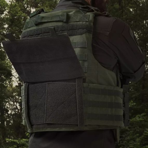 Плитоноска IBV Ukrarmor аналог IOTV, бронежилет-носій Cordura 1000 MOLLE, військова плитоноска ЗСУ, страйкбол, колір Олива | Зображення 8