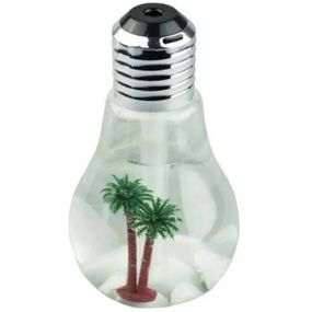 Увлажнитель воздуха Лампочка с разноцветной  подсветкой Bulb humidifier Usb