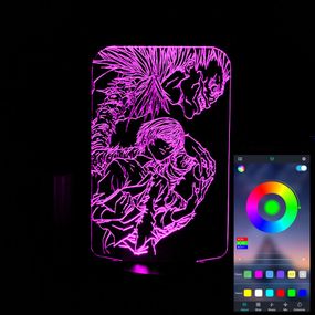 Акриловий світильник-нічник керування з телефона Зошит Смерті 2 tty-n001940