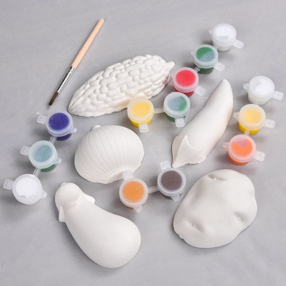 Набір для творчості Гіпсові розмальовки "Розфарбуй овочі" 31000 | Зображення 2