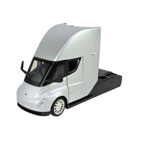 Машинка металева AP7731 Автопром Tesla semi truck head 1:24, світло, звук, відкр.двері, в коробці (6900001201946) Сірий