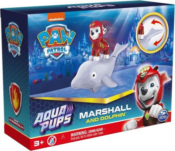 Щенячий Патруль Аква щенки Дельфин и фигурка Маршала Paw Patrol Aqua Pups Marshall and Dolphin Оригинал | Зображення 1