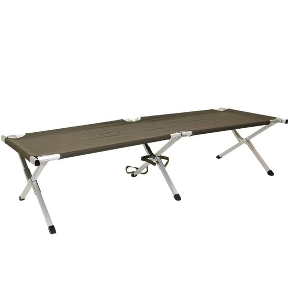 Ліжко розкладне Канадське US STYLE ALUM. FOLDING COT W. BAG Olive | Зображення 1